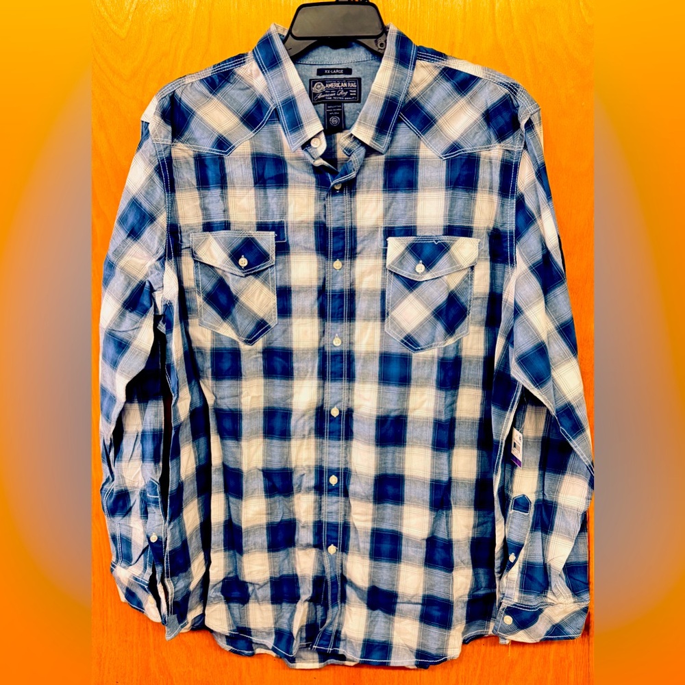 America Rag Mens Long Sleeve Dress Shirt